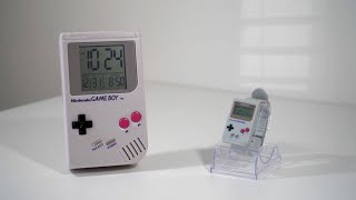 A Great Gift for Nintendo Fans! Gameboy Clock and Watch Set