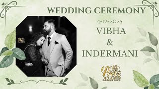 LIVE🔴 WEDDING CEREMONY [ VIBHA & INDERMANI ] 03-12-2025 II 🎥PREET STUDIO RCF KAPURTHALA 9569571875