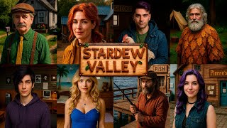 Stardew Valley Characters Reimagined in Real Life with AI