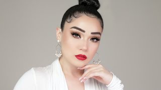 Classic Red Lip Glam featuring the NEW SHOPMISSA Liquidlipsticks !
