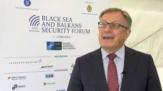 Amb. Tacan İLDEM at the Black Sea and Balkans Security Forum 2022