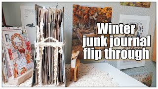 WINTER JUNK JOURNAL flip through) I finished it!