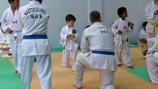 Zander's Board Breaking Tae Kwon Do Yellow Belt Test