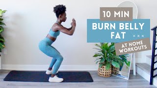 10 MIN WORKOUT TO BURN BELLY FAT | HIIT WORKOUT FOR FAT LOSS + BEGINNER FRIENDLY NO JUMPING MOD