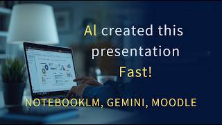 Create PowerPoint Slides with AI (NotebookLM) & Embed in Moodle | Step-by-Step Tutorial