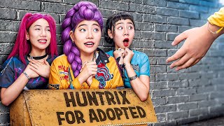 Huntrix From Kpop Demon Hunters Was Adopted By Poor Baby Doll! We Team Up To Fight The Saja Boys!