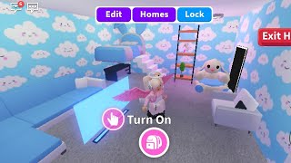 Making a very simple 💙 house!||Roblox||Adopt me