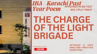 IBA Past Year Poem Repeated | The Charge of the Light Brigade | Full Urdu Explanation & MCQs