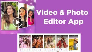 Photo Video Maker App. Join photos, Edit, Add music to create Videos For FREE | Video & Photo Editor