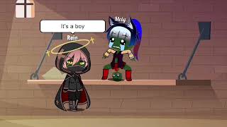 Mely gives birth 2 babies and thief kidnapped her babies😨// #gacha #gachaclub #gachaedit #gachalife