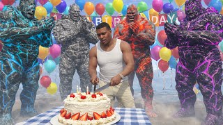 LAVA GOD ICE GOD PINKY GOD BLACK GOD CELEBRATE FRANKLIN BIRTHDAY 🎂