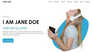 How to Create a Responsive Website using HTML CSS & Bootstrap