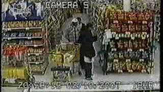 Arson in a grocery store