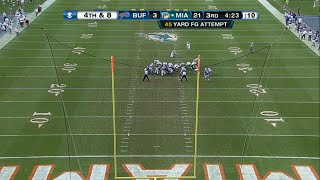 Every Nate Kaeding Miami Dolphins Field Goal Attempt