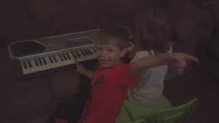 My babies working them keys early!!!! Awesome!!!