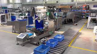 10B Fully Automated Vibratory Counter Packing Machine | Robotic Arm & Checkweigher Integration