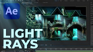 Light Rays (No Plugins) | After Effects Quick Animation Tutorial
