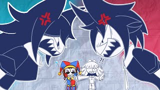 MISS CIRCLE vs HER BROTHER?! Fundamental Paper Education 2D ANIMATION