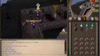 i  y     jo pking with commentary and bunny ears and fire cape (tibikra 317 server)