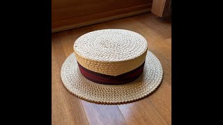 Hat Tuesday #12: Knox Boater from the 1950s