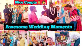 Nice Couple🤵‍♂️👰‍♀️ // Awesome Wedding Moments// Jachriash & Monalisha 😍😍😍