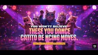 Unbelievable Cat Dance Moves 😻 | Funny Cat Compilation 2025 #MeowVibeAI #Cats