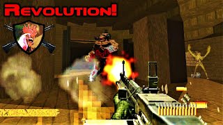 WAR ROOSTER REVOLUTION: Taking Down Cybers with M60s - Maps 1-13 Blind Ultraviolence Stream Clip
