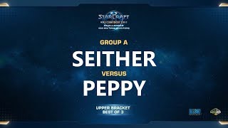 (Group A) Seither vs Peppy (UB Round 1)