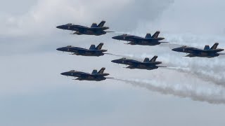 Blue Angels F18 Super Hornets First Airshow at Sun n Fun