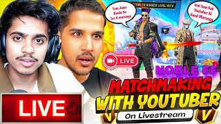 Matchmaking With Big Youtubers। #freefire live