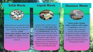 Types of Wastes