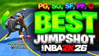 BEST CUSTOM JUMPSHOT ON NBA 2K26! BEST JUMPSHOT FOR LOCKDOWNS, CENTERS, SPOT-UPS & TALL GUARDS 2K26!