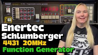 Enertec Schlumberger 4431 Function Signal Generator Maintenance,  Check Over, Replace Fan & Test