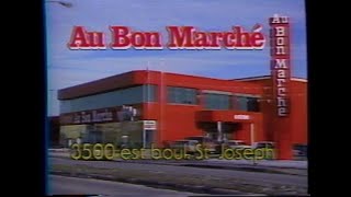 Au Bon Marché (Publicité Québec)