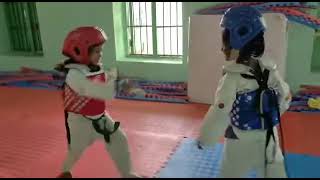 taekwondo class practice