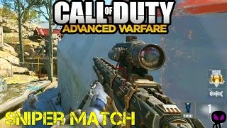 Call Of Duty: Advanced Warfare. Sniper match with my friend