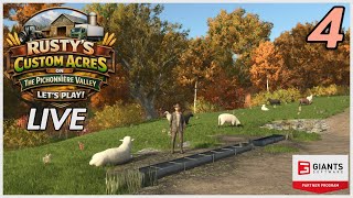 The Pichonnière Valley LIVE with Rusty's Custom Acres / Ep 4 / FS25 / RustyMoney
