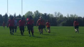 April 24, 16.  Riley scores.  Second game.