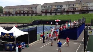 Ivo Karlovich serving at 2013 BB&T Atlanta Open