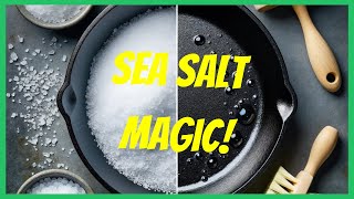 How To (Remove) Old STICKY GREASE From A Cast Iron Skillet!