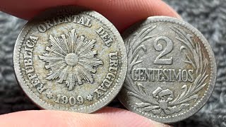 1909 Uruguay 2 Centesimos Coin • Values, Information, Mintage, History, and More