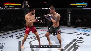 UFC 4 FAKE GLOVE TOUCH LOSER GETS OWNED