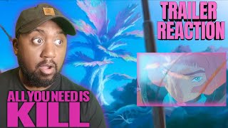 THIS LOOKS BRUTAL! - All You Need Is Kill - Official Trailer REACTION!