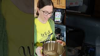Making homemade bread with the Pampered Chef Deluxe Stand Mixer, Part 1