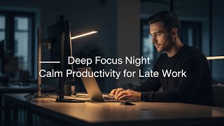 Deep Focus Night Music | Calm Productivity for Late Work – AURALITH