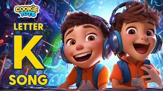 Learn K Words | **Letter K Song is 😎** |  Educational Video + Music | Cookie Tots