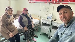 Annemi doktora götürüyoruz ameliyat için inşallah kontroller yapılacak