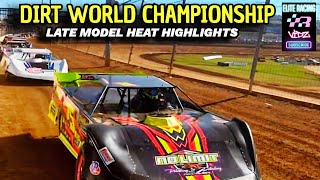 CHARLOTTE DIRT TRACK CHAMPIONSHIP LATE MODEL HEAT RACE HIGHLIGHTS 11/1/25