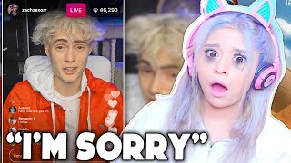ZacharyZaxor APOLOGIZES To Alex Einstein On IG Live