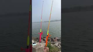 bank fishing live experiment !!
